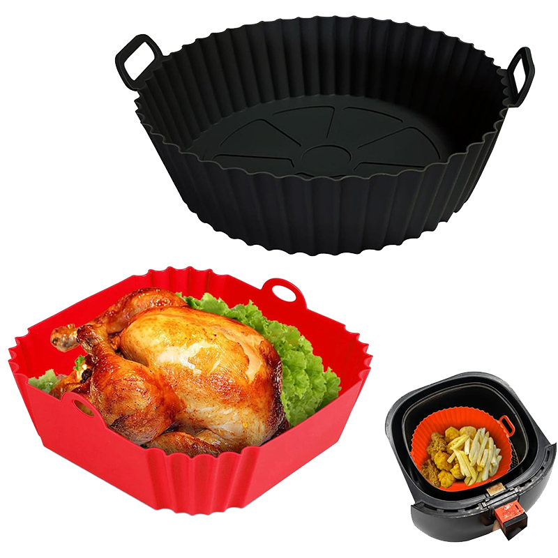 Kitchen Baking Oven - Air Fryer Silicone Liners Pot Cooking