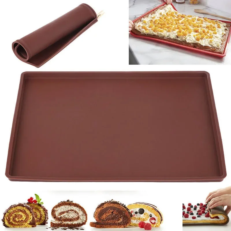 Kitchen Baking Oven - Silicone Baking Mat Cake Roll Pad