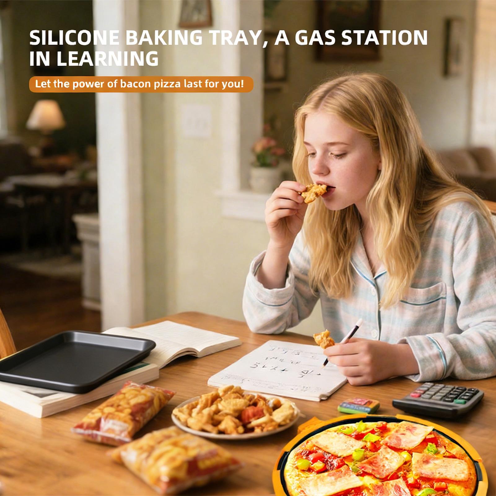 Kitchen Baking Oven - Microwave Grill Pan Quick-Heat Pizza Tray