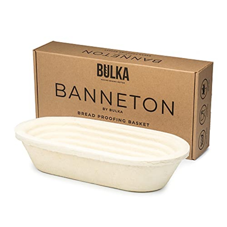Proofing Basket Banneton - Oval 750g Groove Banneton Bread Proofing