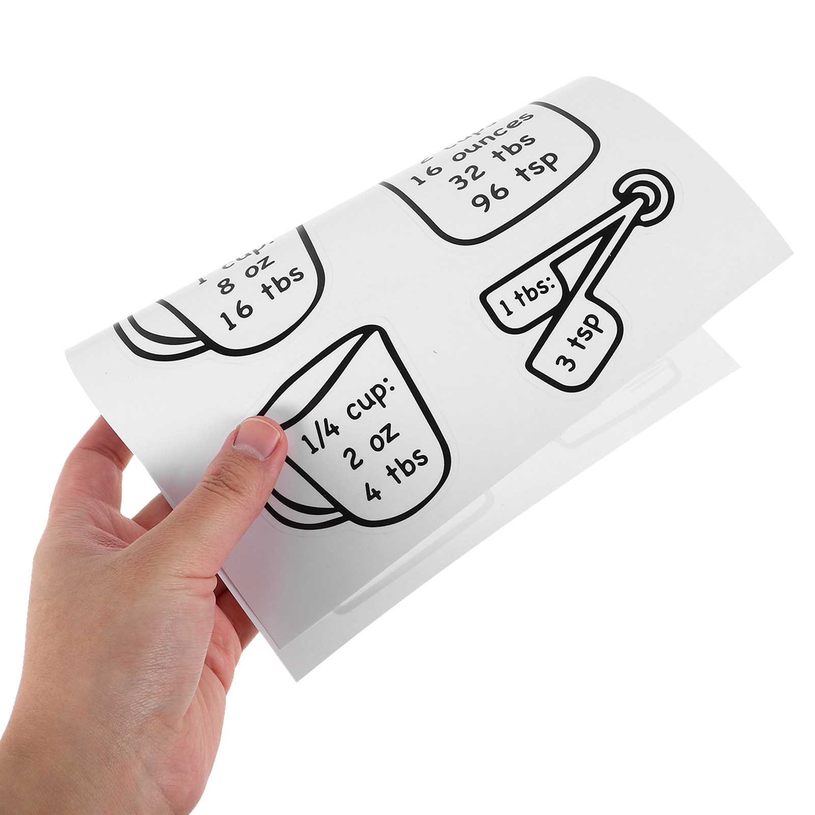 Kitchen Baking Conversion Chart - 2Pcs Baking Conversion Chart Sticker Kitchen