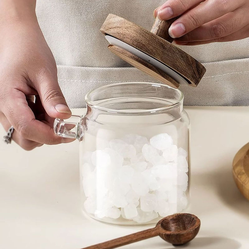Clear Glass Candy Snack Jar wi - Kitchen Bank recensie en prijs