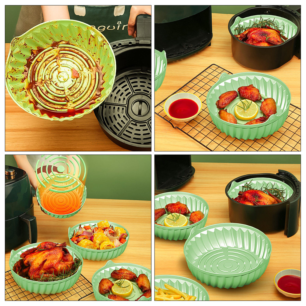 Round Reusable Silicone Air Fr - Kitchen Baking Oven recensie en prijs
