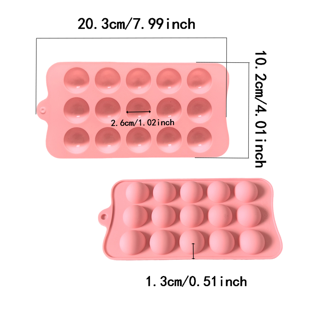 15 cavity semi-circular chocol - Kitchen And Baking Tools recensie en prijs