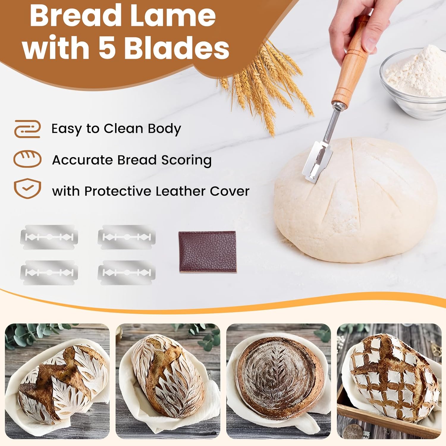 Bread Making Tools Set with Da - Bench Scraper Dough recensie en prijs