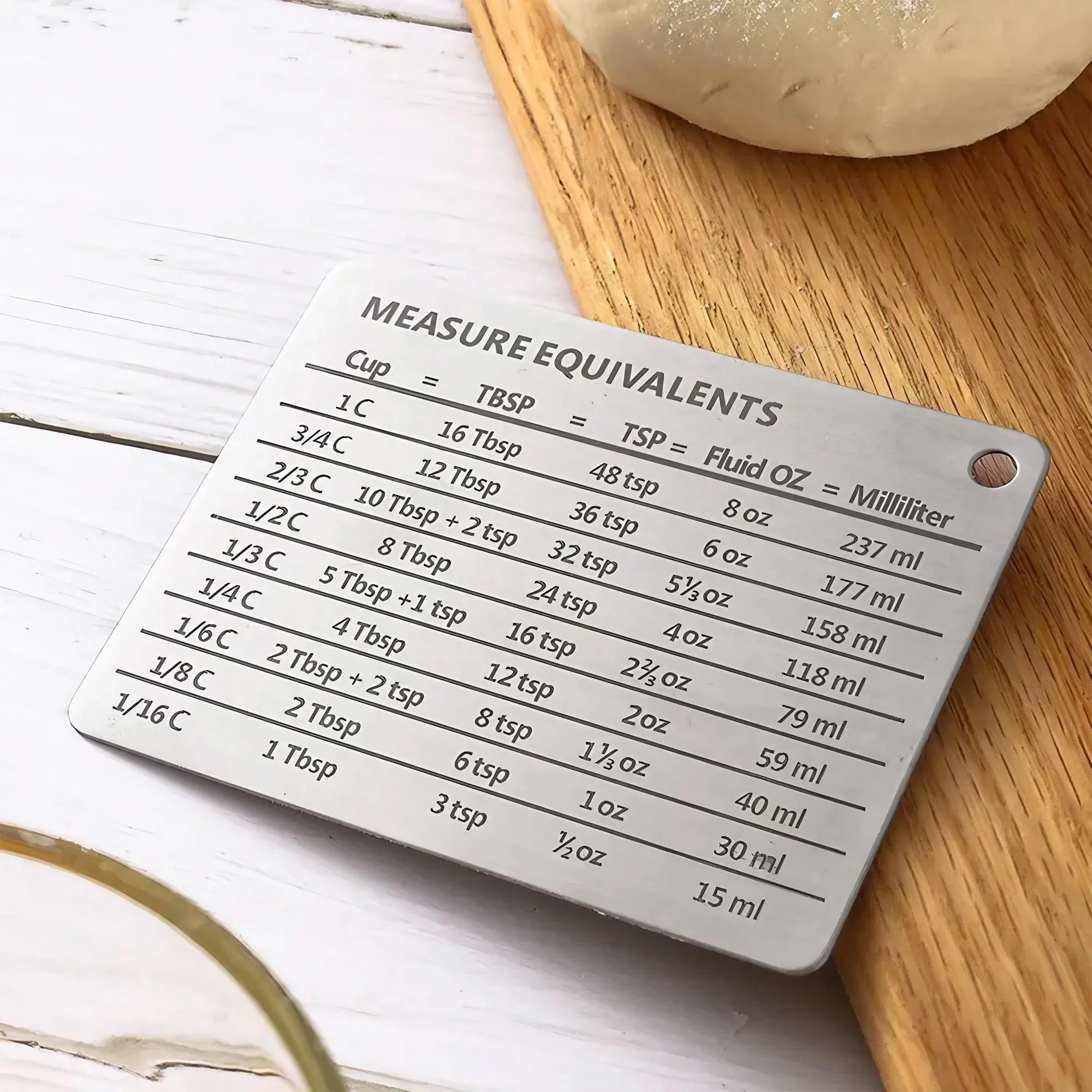 Stainless Steel Kitchen Scale  - Kitchen Baking Conversion Chart recensie en prijs