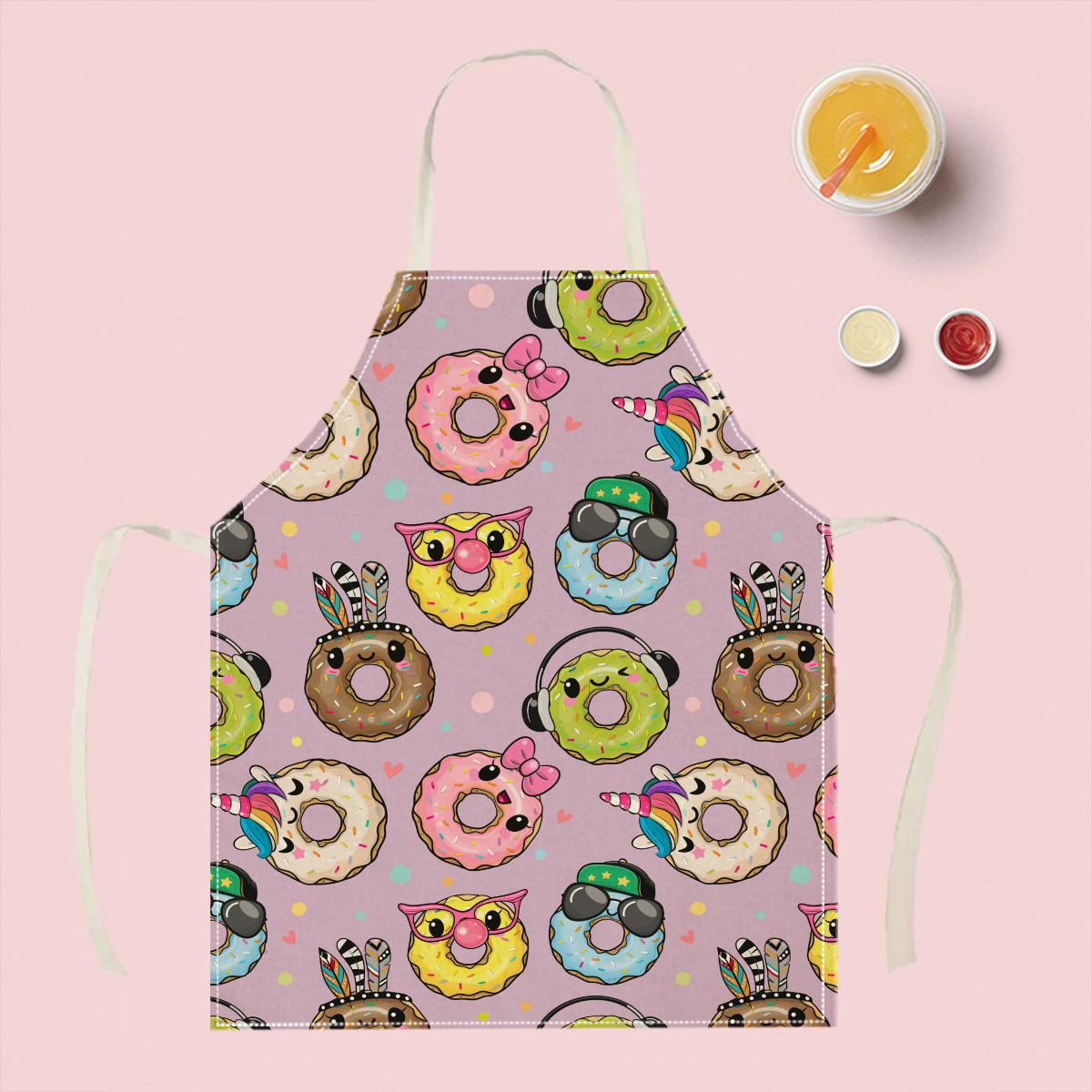 1pc Cute Cartoon Donut Apron F - Kitchen Baking Ideas recensie en prijs