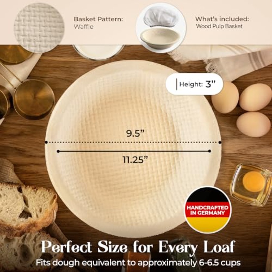 Wood Pulp Banneton Bread Proof - Proofing Basket Banneton recensie en prijs