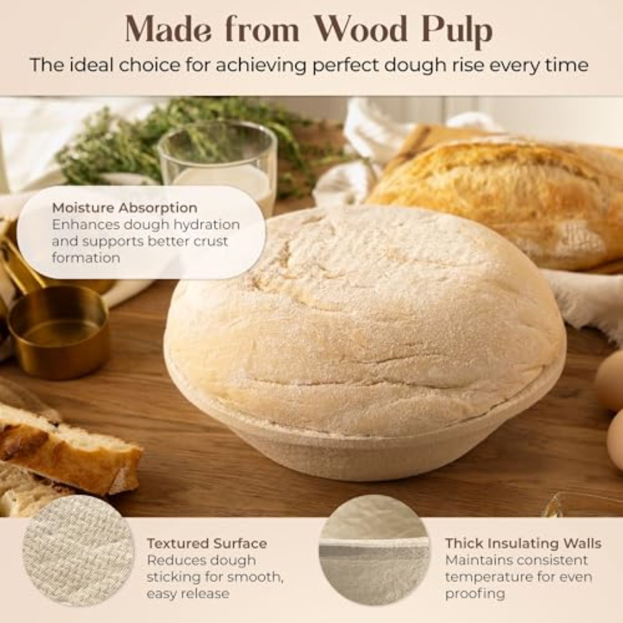 Wood Pulp Banneton Bread Proof - Proofing Basket Banneton recensie en prijs