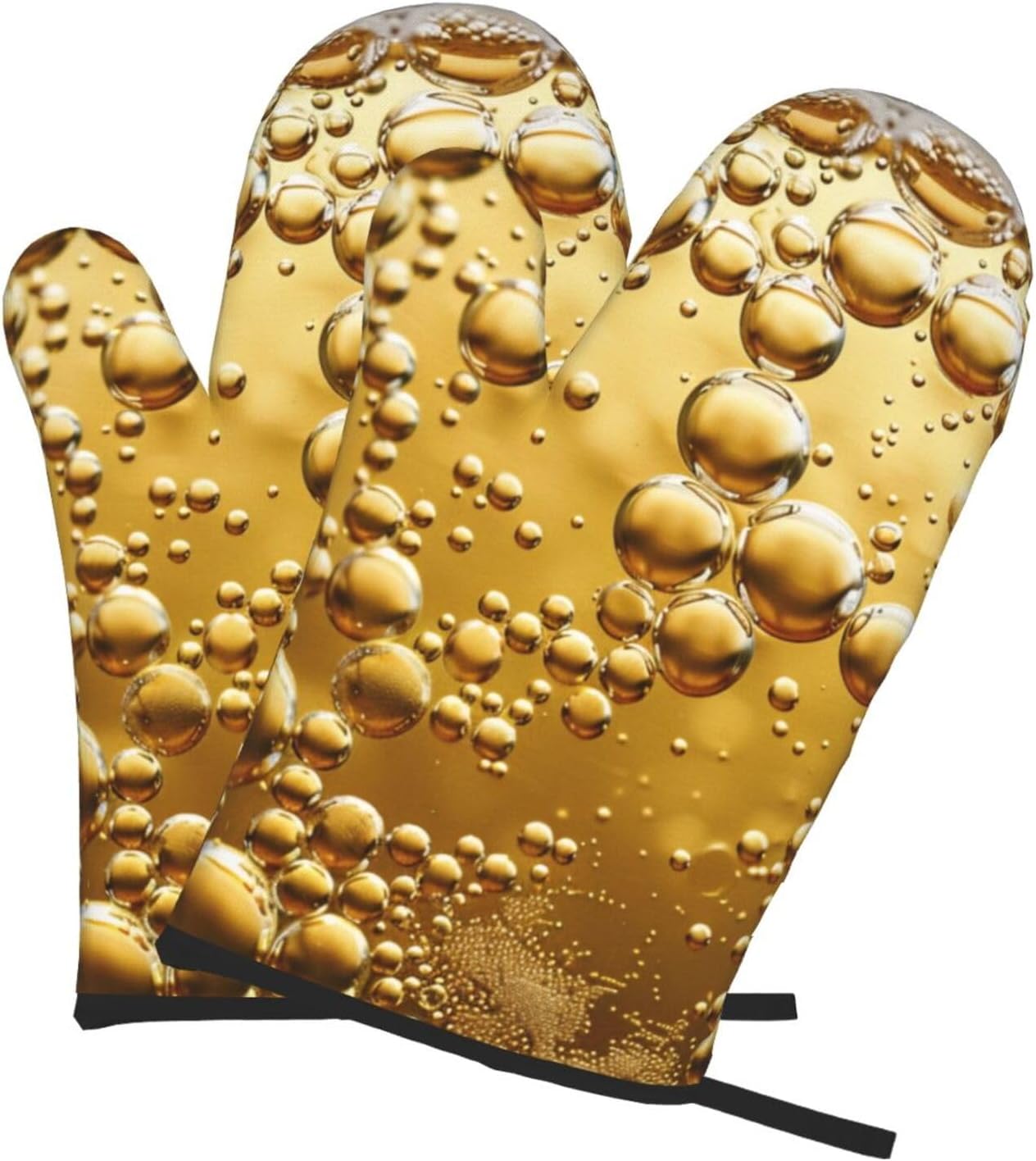 Beer Bubble Printed Oven Mitts - Kitchen Baking Ideas recensie en prijs