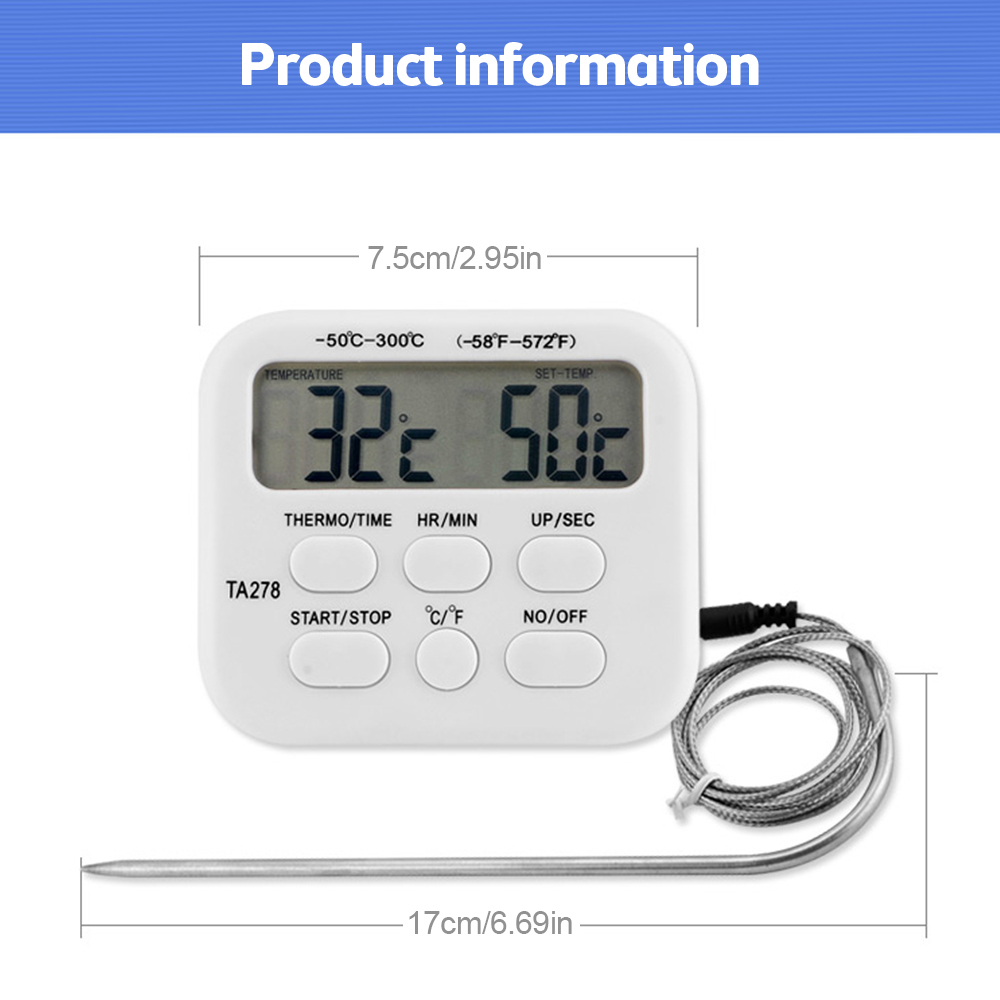 TA278 Digital Kitchen Thermome - Kitchen With Baking Station recensie en prijs