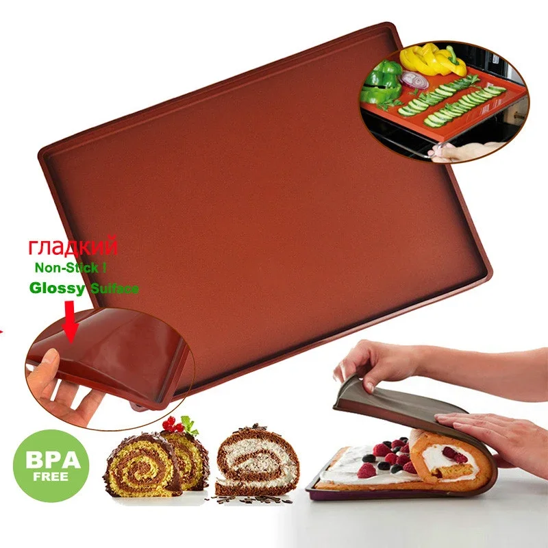 Silicone Baking Mat Cake Roll  - Kitchen Baking Oven recensie en prijs