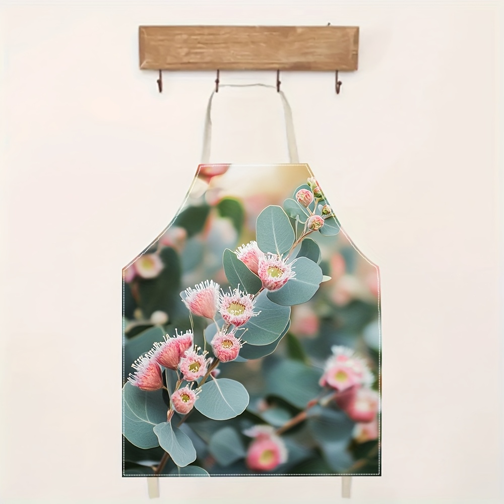1pc Linen Apron Eucalyptus Flo - Kitchen Baking Ideas recensie en prijs