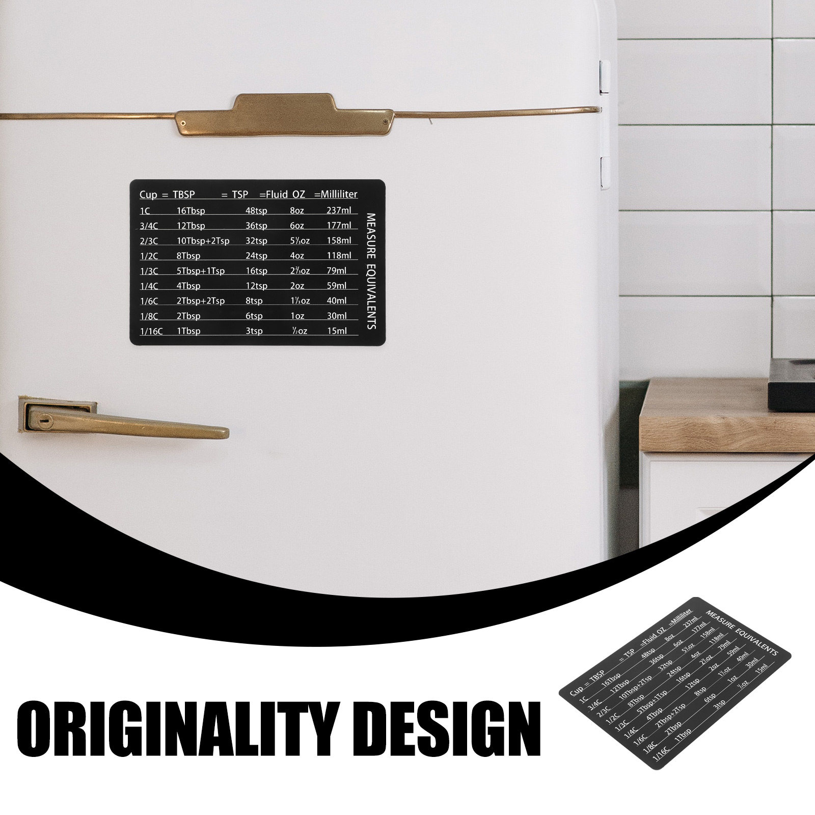 Magnetic Kitchen Conversion Ch - Kitchen Baking Conversion Chart recensie en prijs