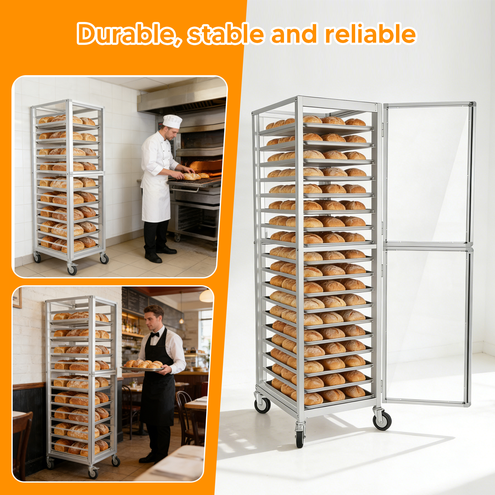 18 Tiers Bun Rack with Wheels  - Commercial Kitchen Baking Equipment recensie en prijs