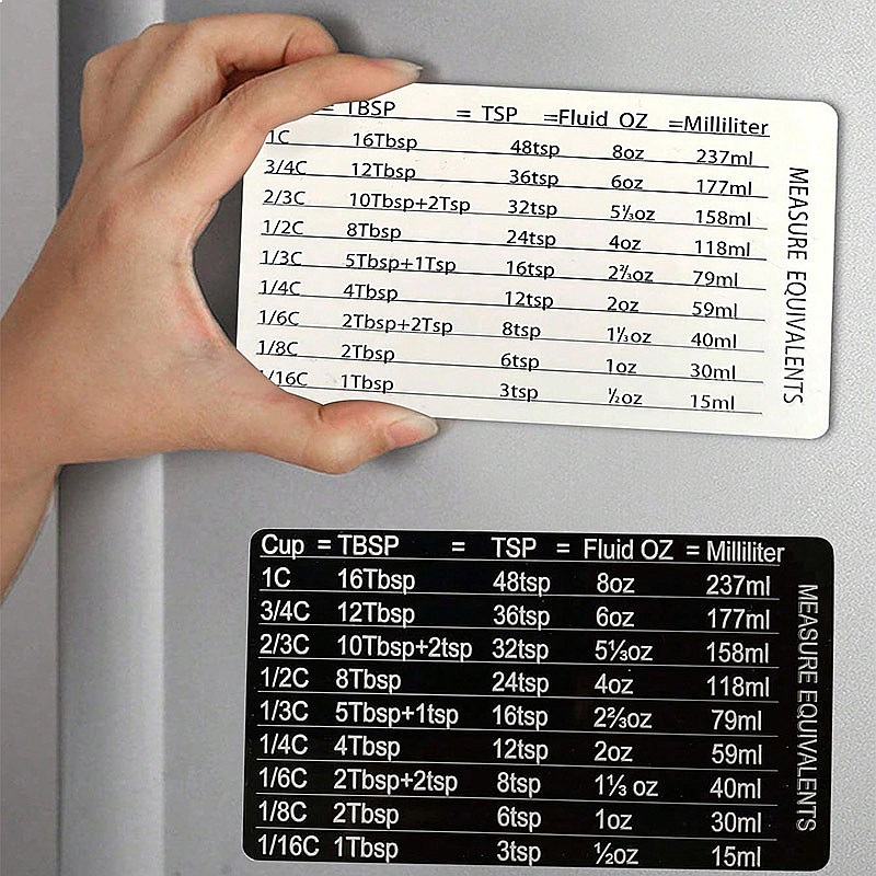 Kitchen Baking Magnetic Measur - Kitchen Baking Conversion Chart recensie en prijs