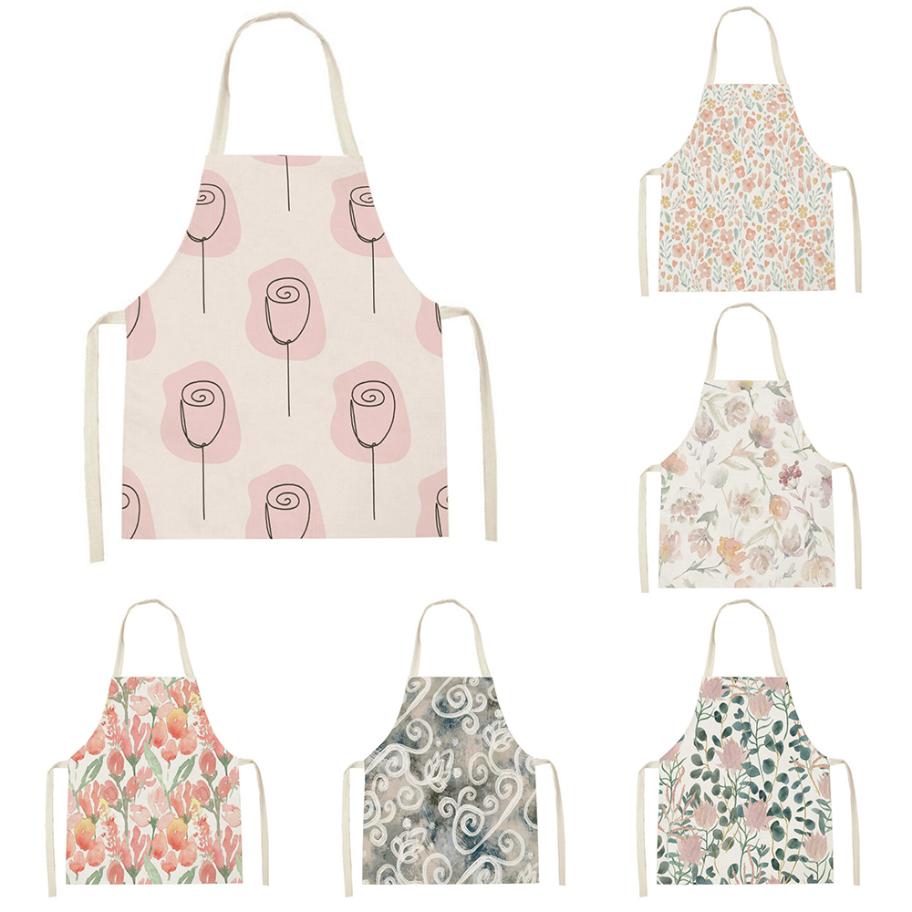 Pink tulip kitchen apron Clean - Baking Kitchen Kids recensie en prijs
