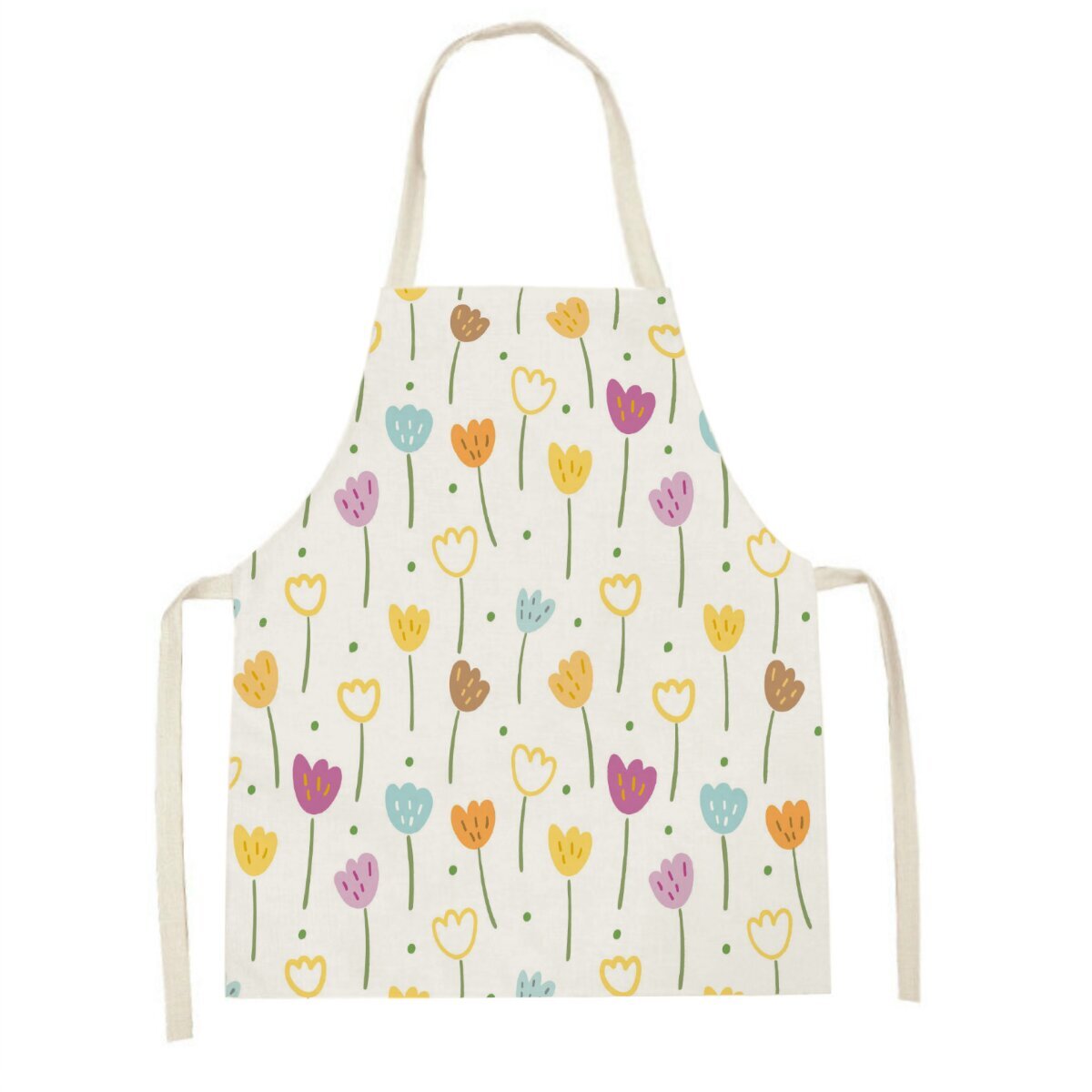 Pink tulip kitchen apron Clean - Baking Kitchen Kids recensie en prijs