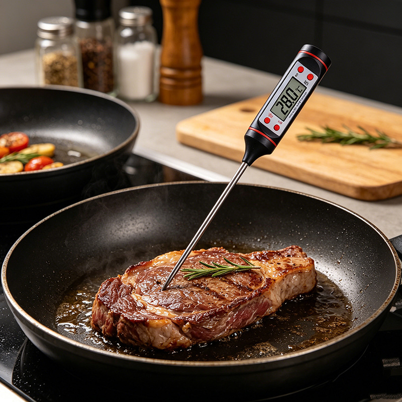 Digital Meat Thermometer with  - Kitchen Baking Oven recensie en prijs