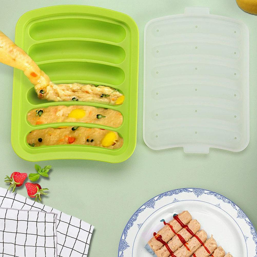 6-Cavity Silicone Sausage Make - Baking Kitchen Kids recensie en prijs