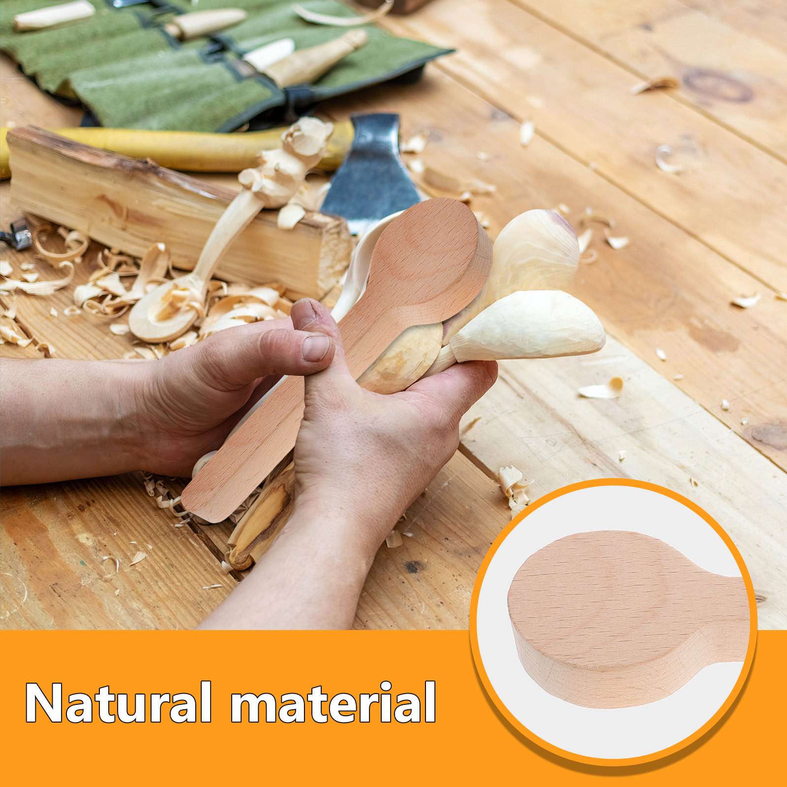 4Pcs Unfinished Wooden Spoon B - Kitchen Baking Ideas recensie en prijs