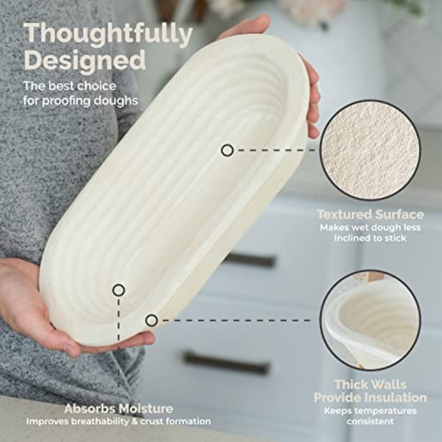 Oval 750g Groove Banneton Brea - Proofing Basket Banneton recensie en prijs