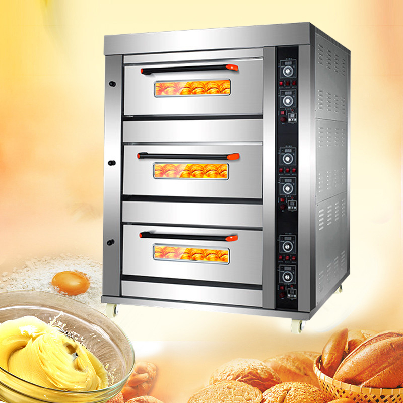 Guangzhou 3 Deck 6 Trays Comme - Commercial Kitchen Baking Equipment recensie en prijs