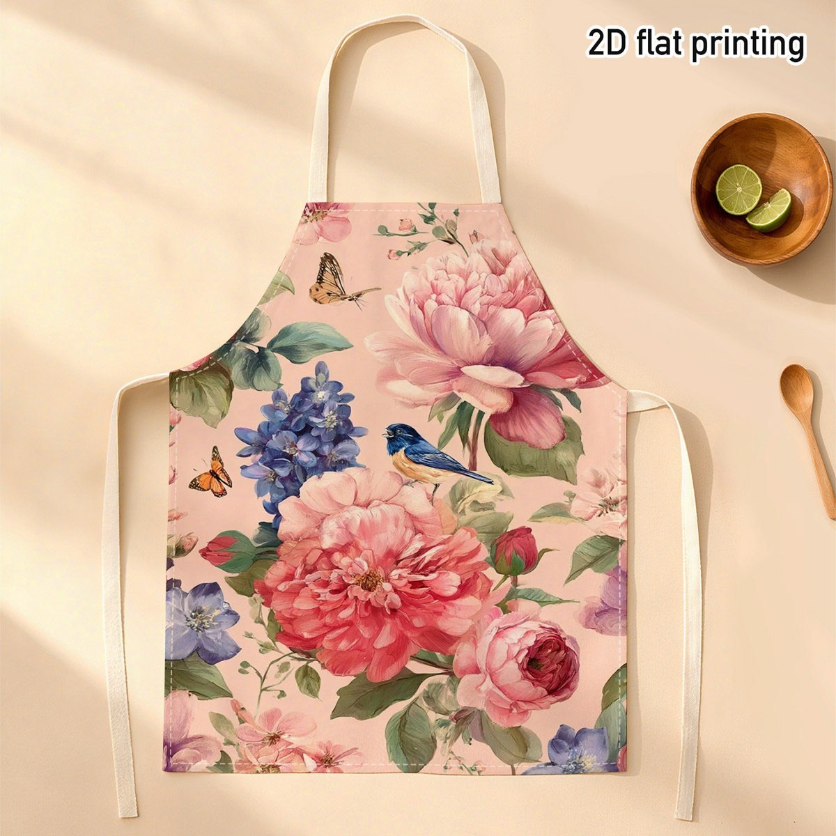 1pc Beautiful Floral Bird Apro - Kitchen Baking Ideas recensie en prijs