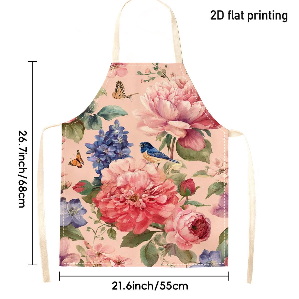 1pc Beautiful Floral Bird Apro - Kitchen Baking Ideas recensie en prijs