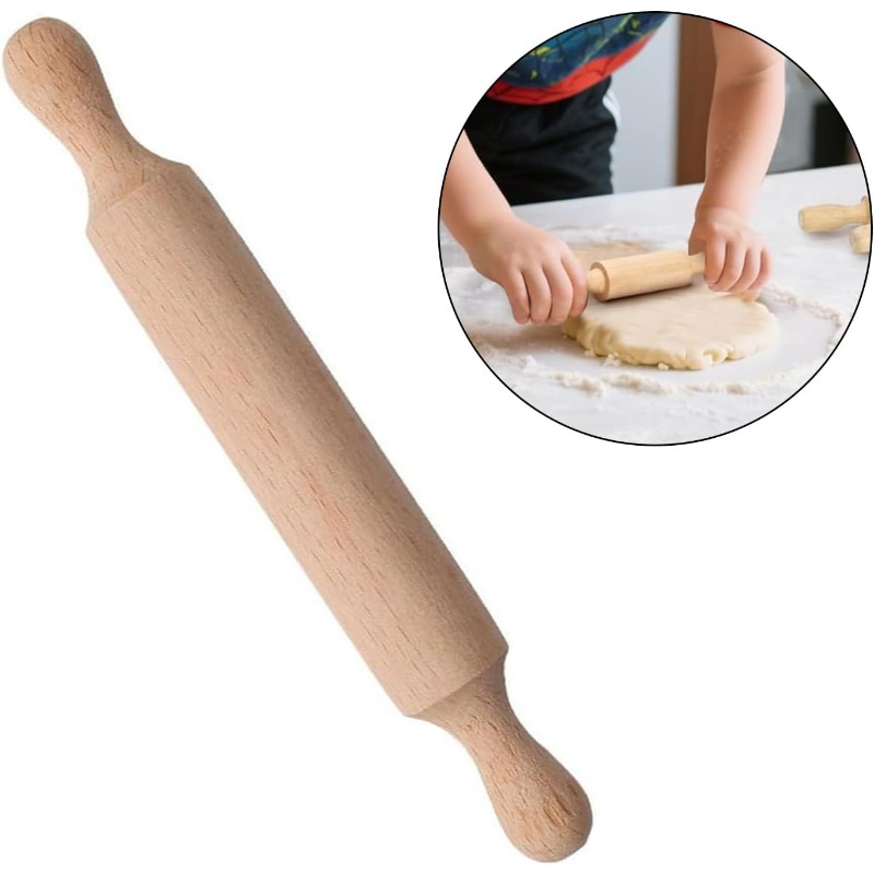 Wooden Mini Rolling Pin for Ki - Baking Kitchen Kids recensie en prijs