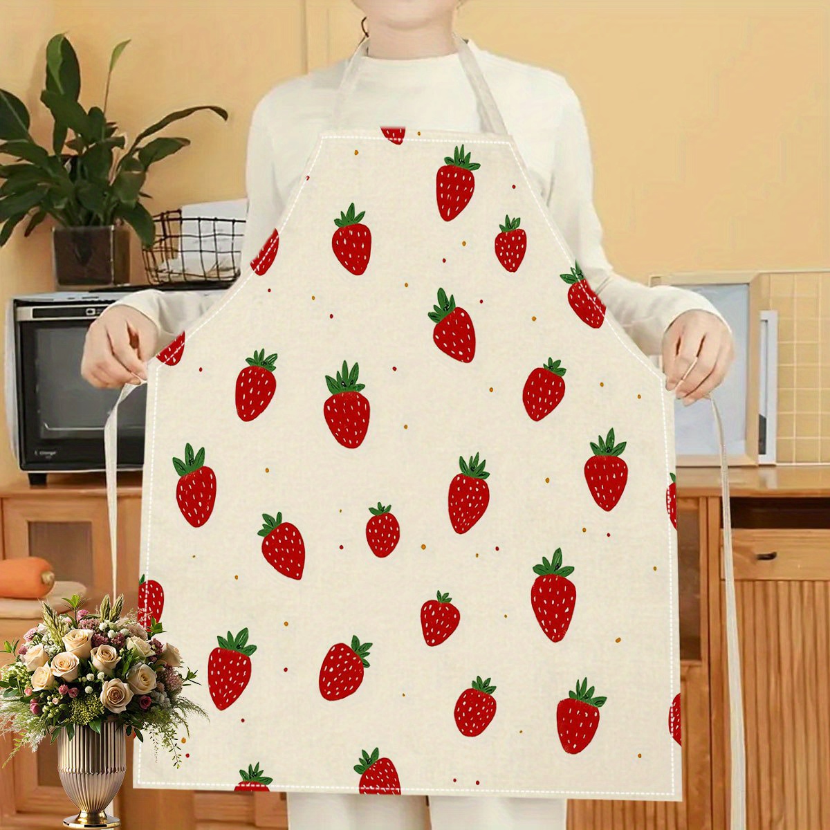 1pc Strawberry Apron Fruit Pat - Baking Kitchen Kids recensie en prijs