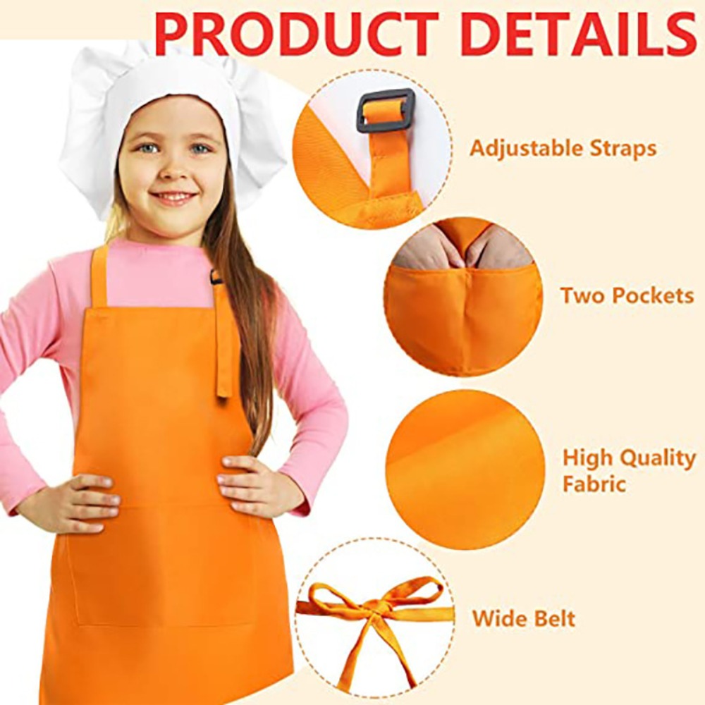 Children Chef Apron Front Pock - Baking Kitchen Kids recensie en prijs