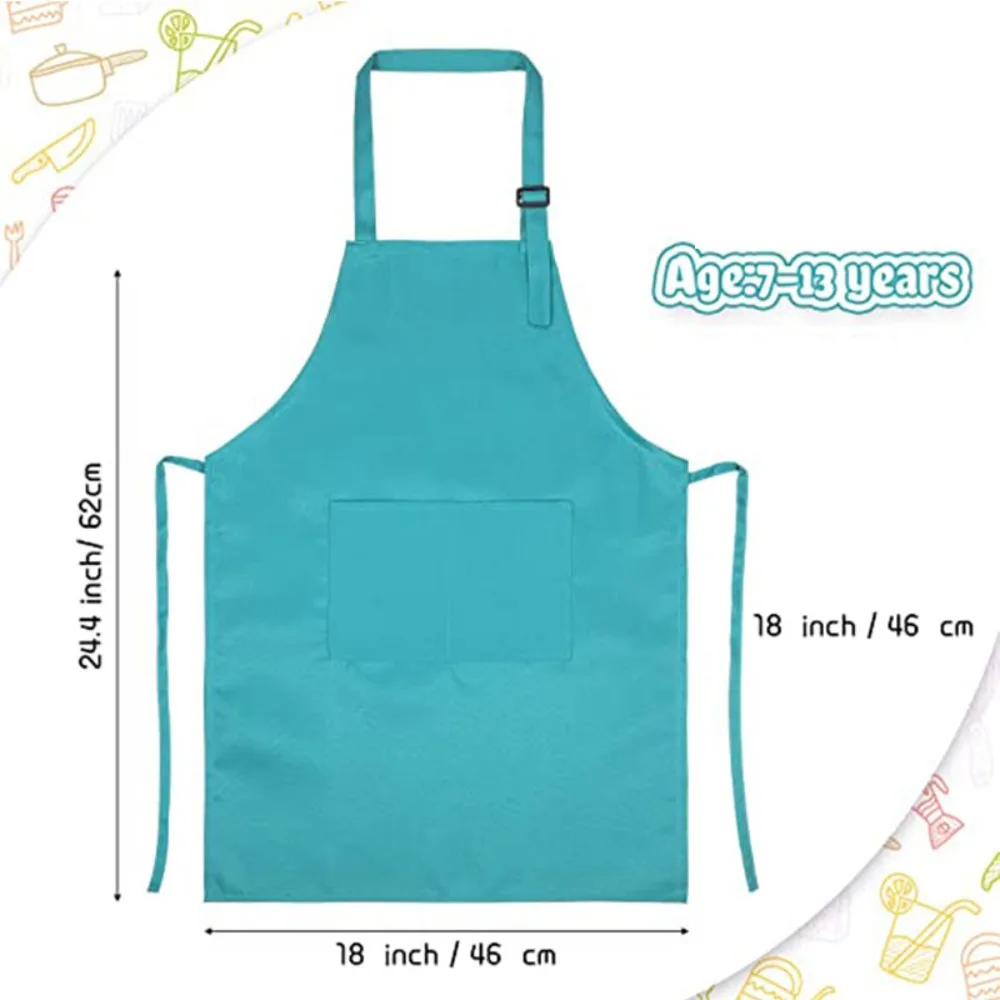 Children Chef Apron Front Pock - Baking Kitchen Kids recensie en prijs