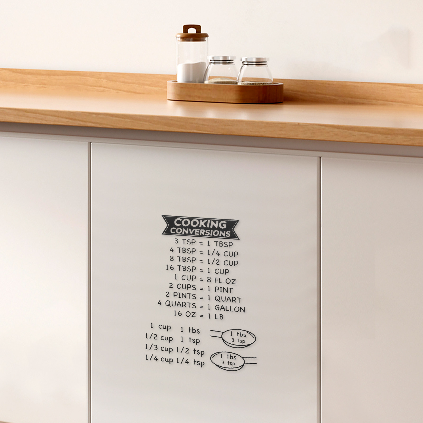 2Pcs Baking Conversion Chart S - Kitchen Baking Conversion Chart recensie en prijs