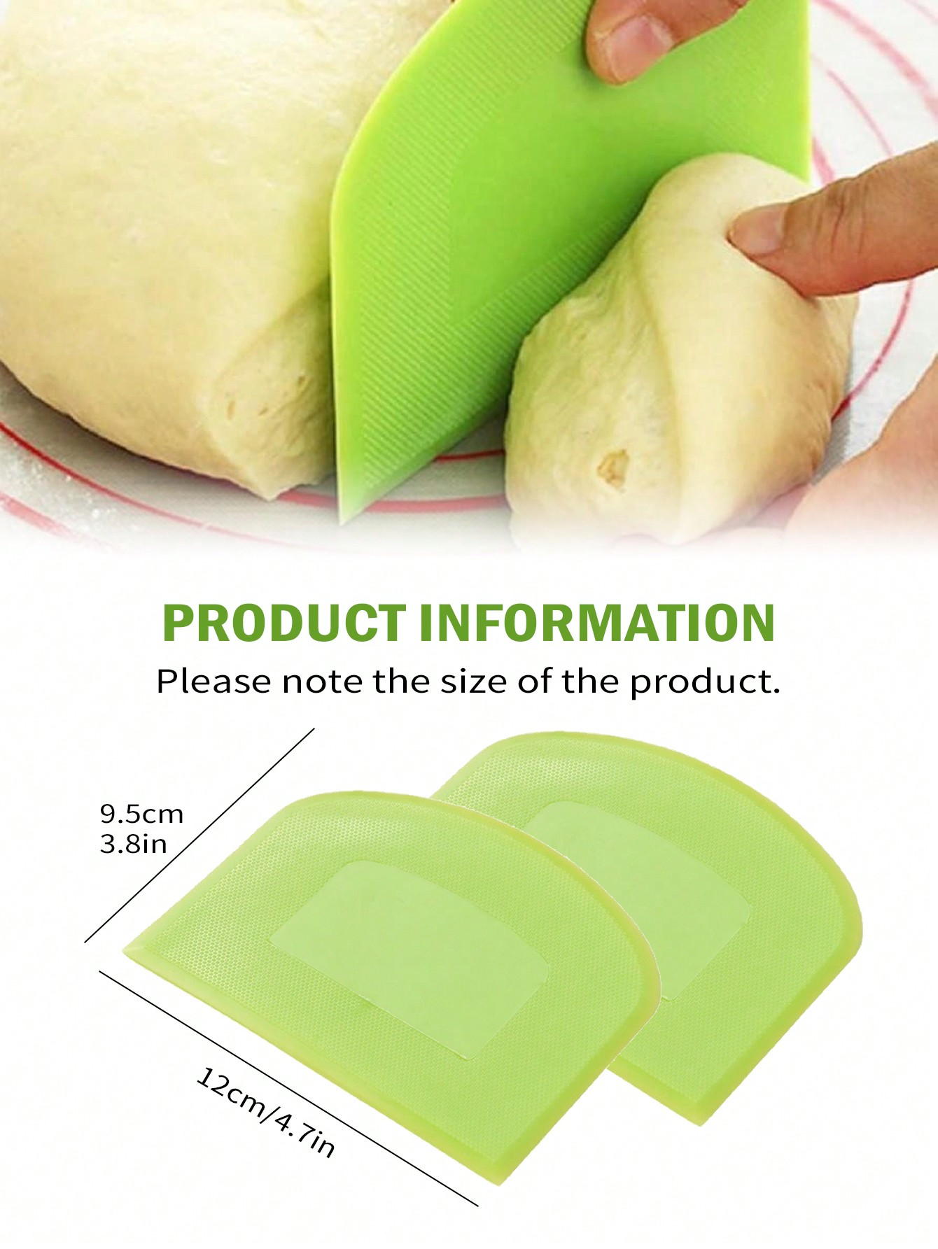 Leeseph 2pcs Dough Scraper Bow - Bench Scraper Dough recensie en prijs