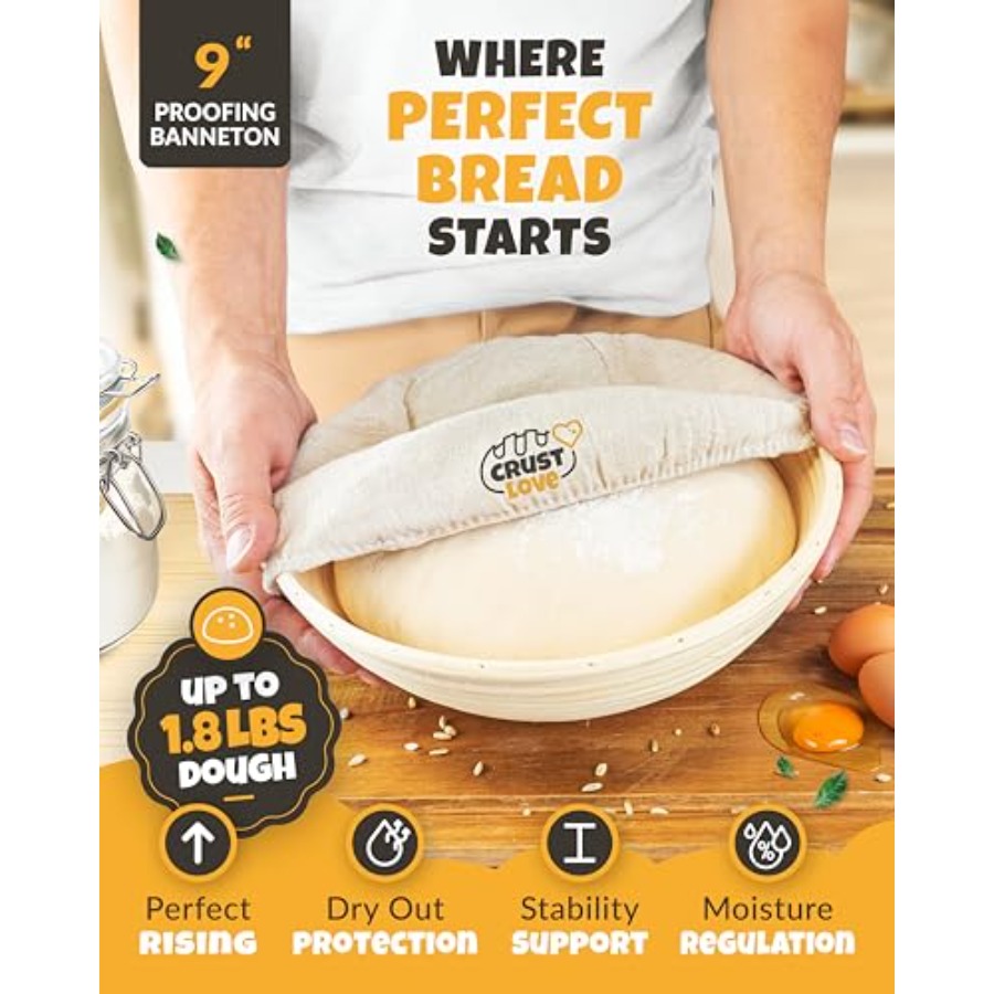 Cast Iron Dutch Oven for Bread - Proofing Basket Banneton recensie en prijs