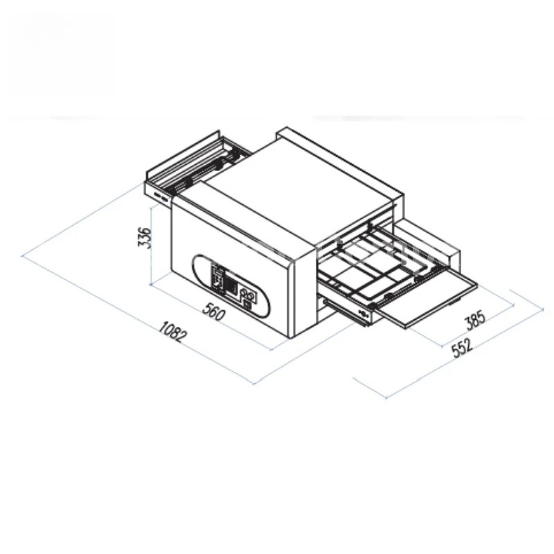 12 20 32 Inch Pizza Conveyor O - Commercial Kitchen Baking Equipment recensie en prijs