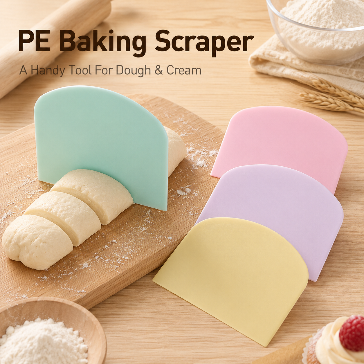 Flexible PE Dough Scraper, Bak - Bench Scraper Dough recensie en prijs
