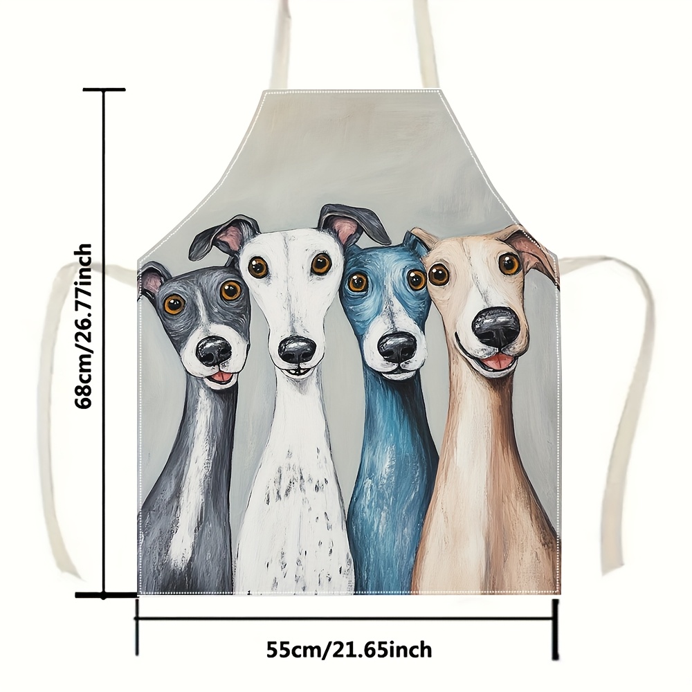 1pc Cute Greyhound Dog Art Apr - Kitchen Baking Ideas recensie en prijs