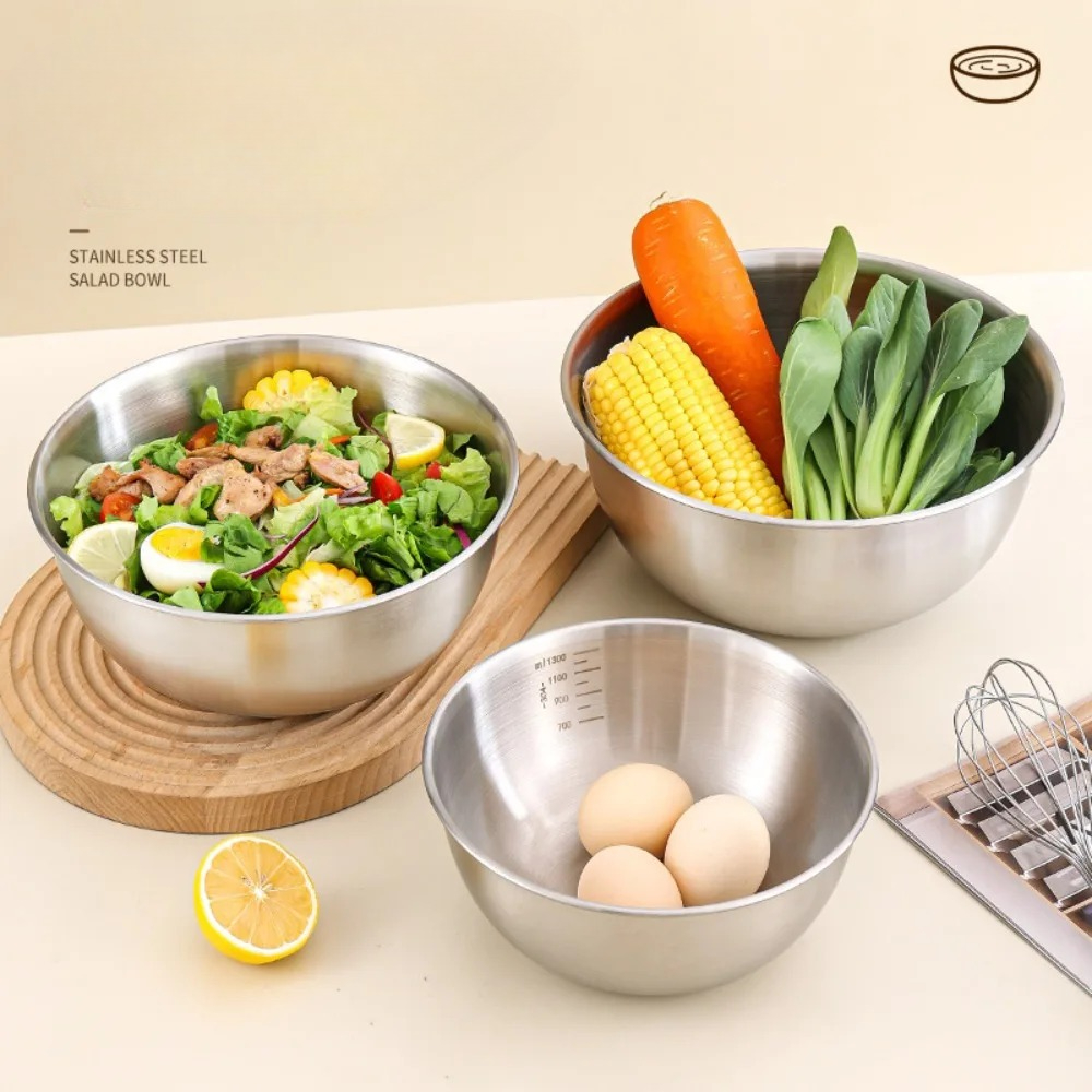 3pcs Stainless Steel Bowl Set  - Kitchen Baking Bowls recensie en prijs