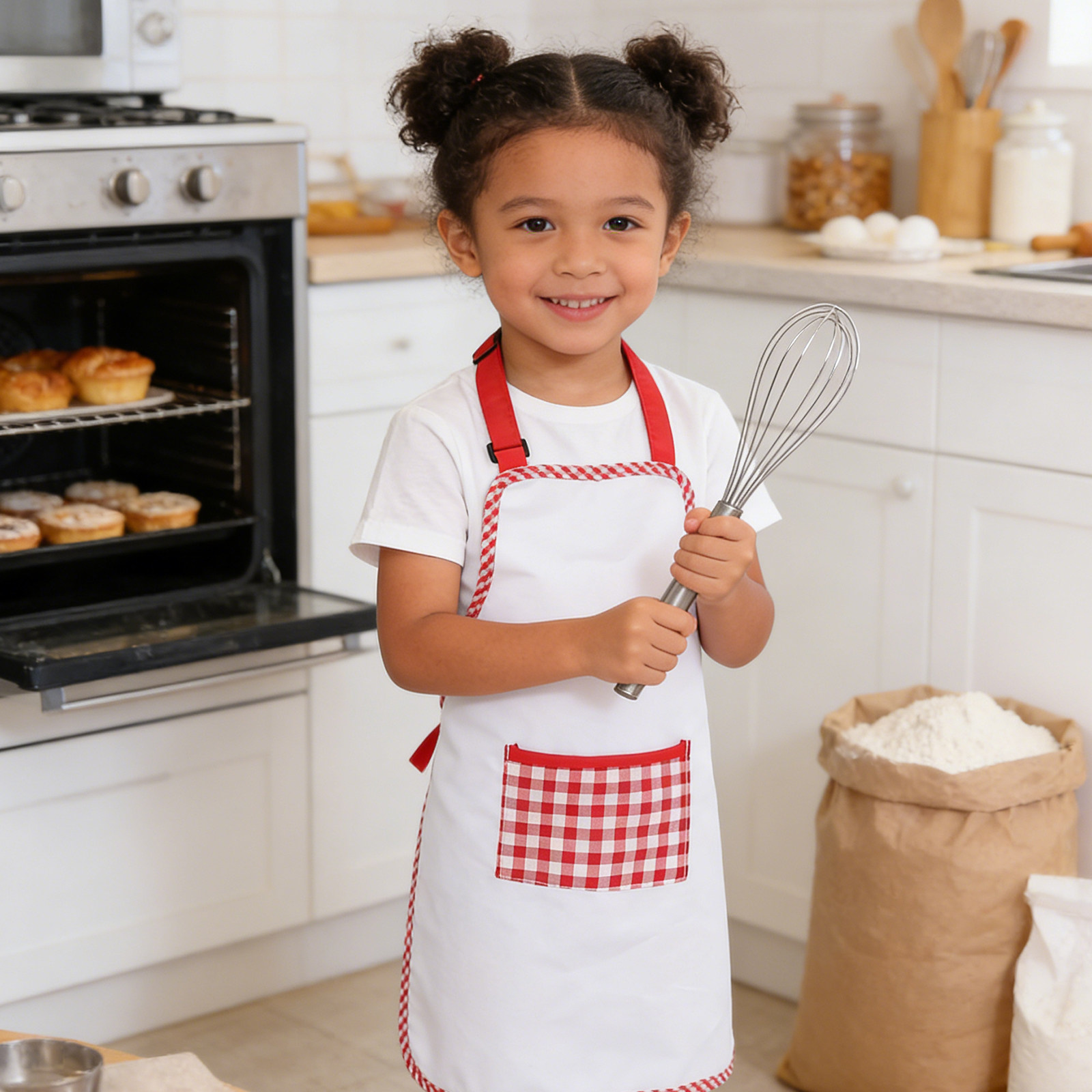 1Set Kids Cooking Apron Set wi - Baking Kitchen Kids recensie en prijs