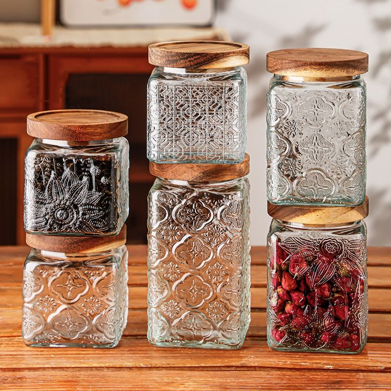 Retro Embossed Begonia Pattern - Kitchen Bank recensie en prijs