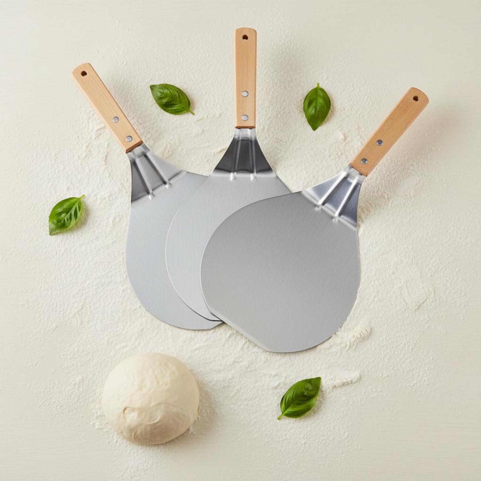 3 Pieces Wood Handle Pizza Pee - Kitchen Baking Ideas recensie en prijs