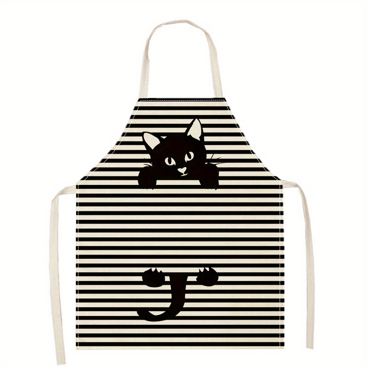 Linen Apron Funny Cat Sunglass - Kitchen Baking Ideas recensie en prijs