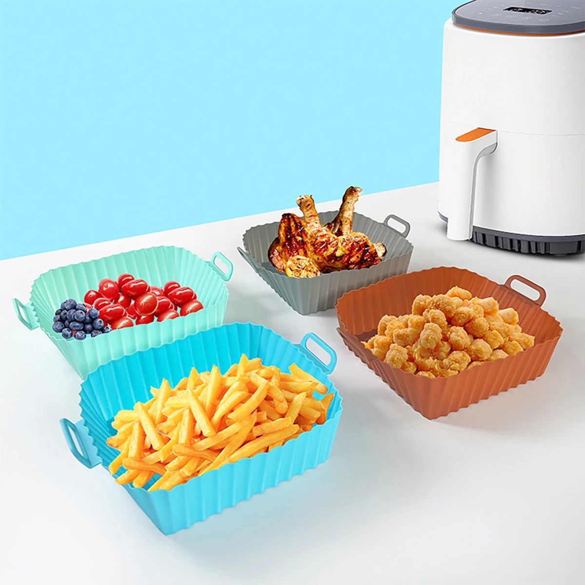 Silicone Fryer Mold Air Fryer  - Kitchen Baking Oven recensie en prijs